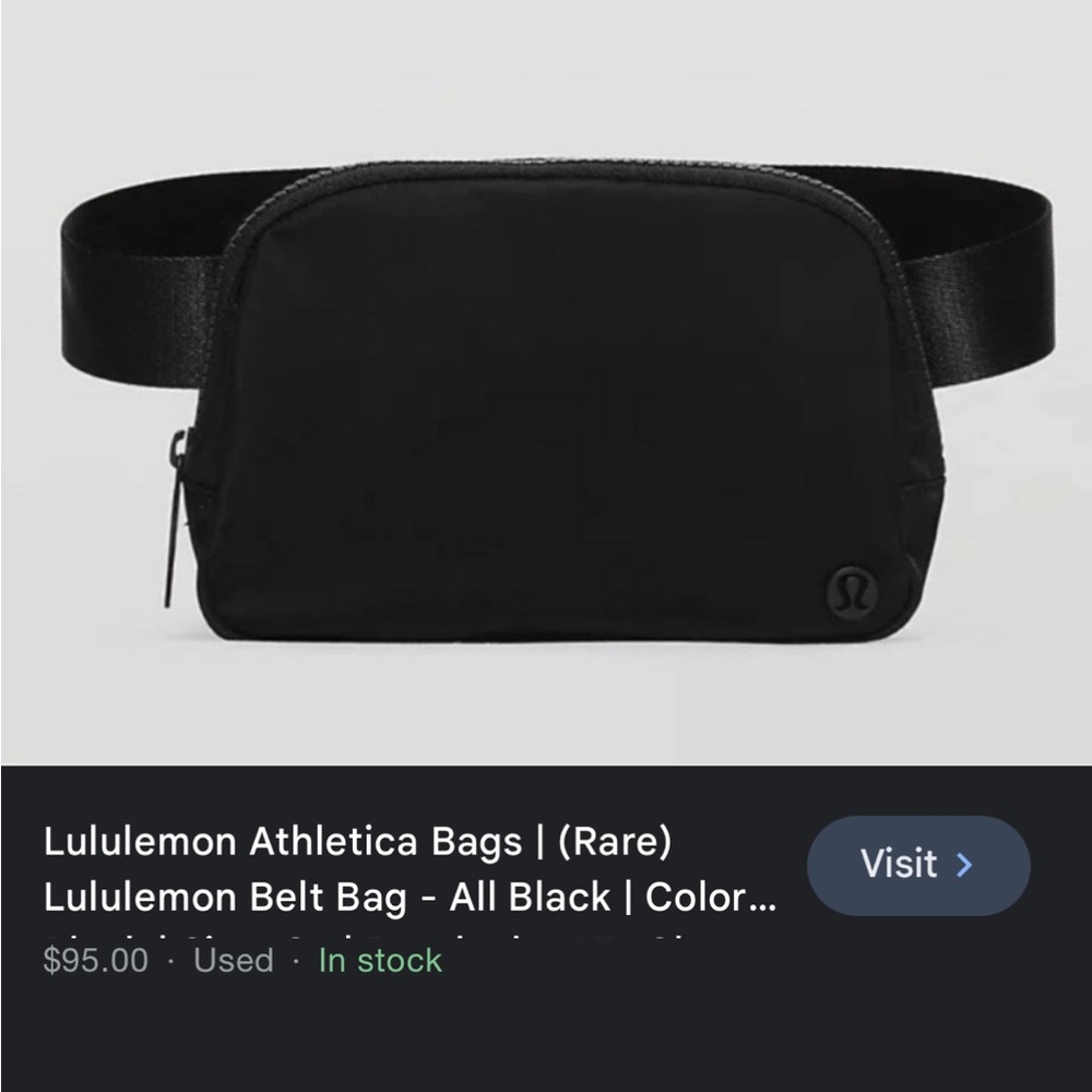 Lululemon Everywhere Belt Bag black